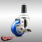 Service Caster 3 Inch 316SS Blue Polyurethane Swivel 1-1/4 Inch Expanding Stem Caster Brake SCC-SS316EX20S314-PPUB-BLUE-TLB-114 - alternate 3
